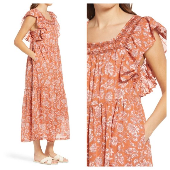 FP Free People Bonita Floral Print Dress NWT XS 💖PLUS FREE GIFT💖 - Picture 3 of 3